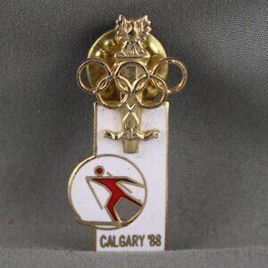 Very Rare - 1988 Winter Olympic Games - Polish Olympic Committee Pin - 3 of 1000